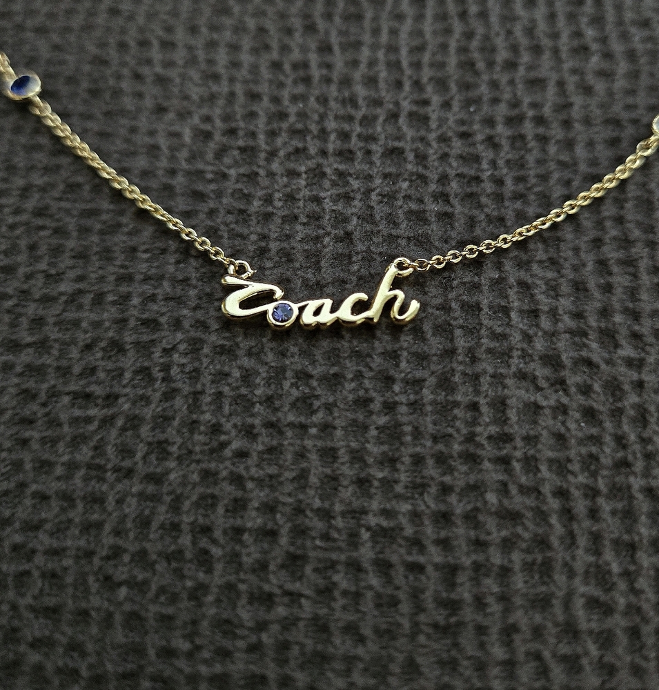 Coach Stationary Script🖋 "Coach" Necklace - Picture 7 of 15